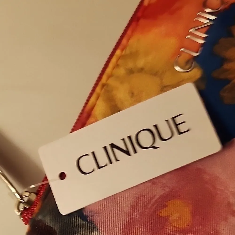 Clinique Vibrant Floral Cosmetic Pouch